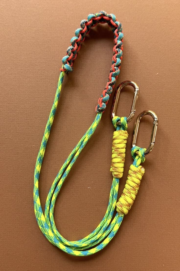 Corde Serpent — paracorde tressée à la main
